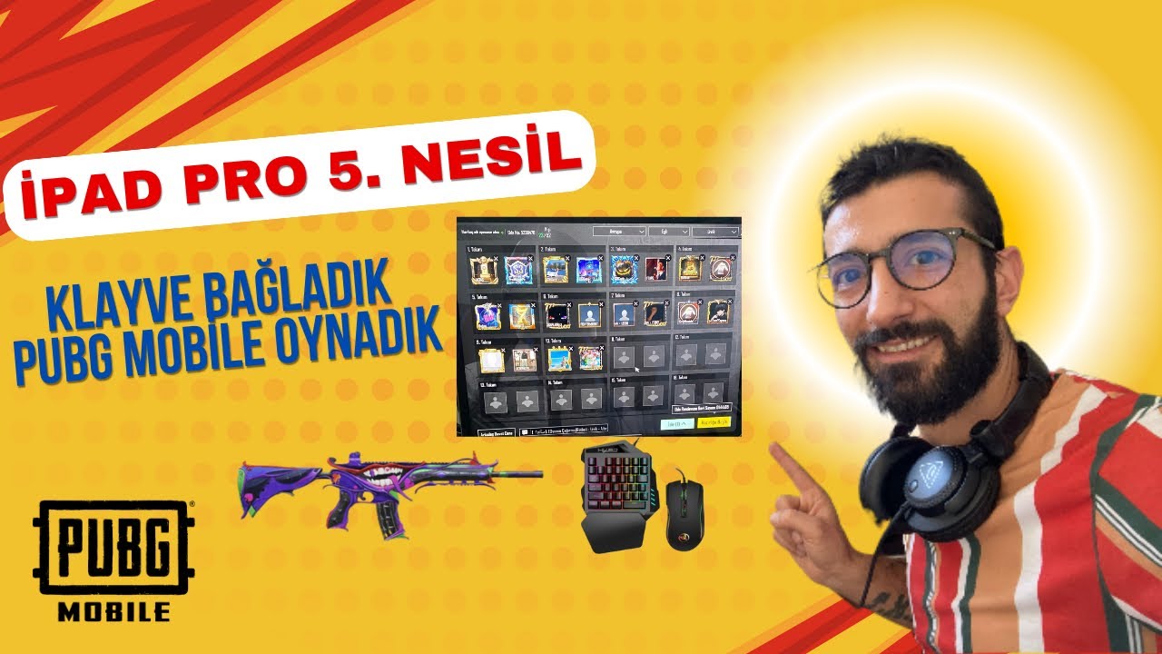 İPAD PRO 5.NESİL KLAVYE MAUSE BAĞLADIM PUBG MOBİLE OYNADIM 