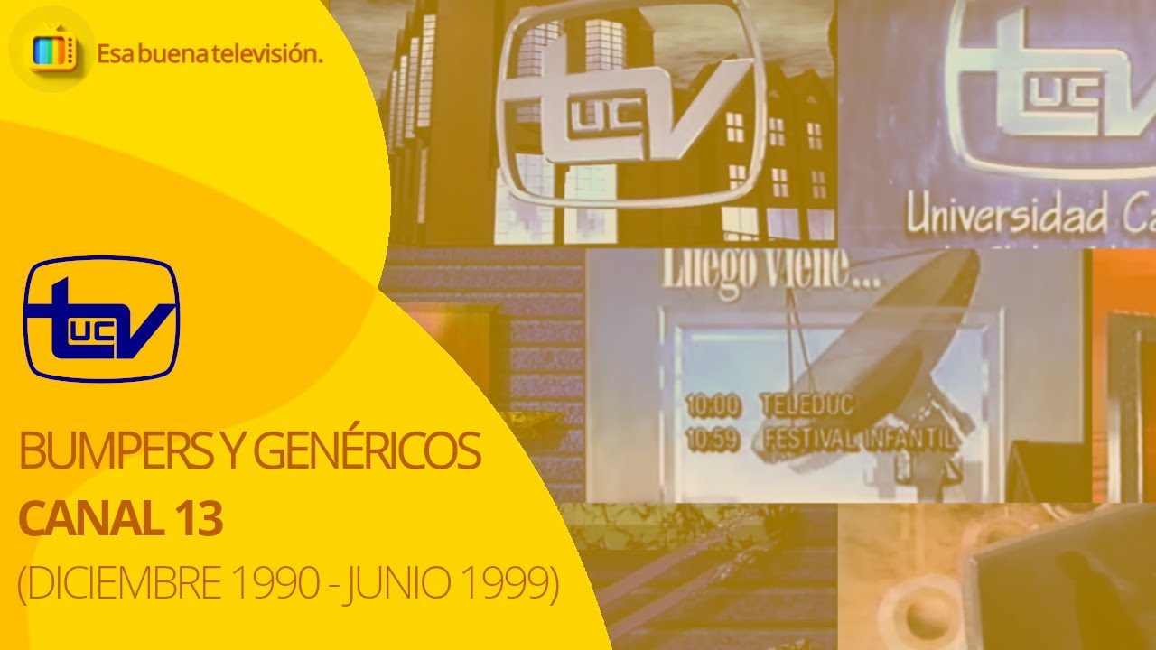 Compilado Bumpers y Genéricos Canal 13 (1990 - 1999)