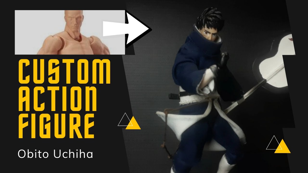 Naruto Shippuden - Custom Action Figure obito uchiha
