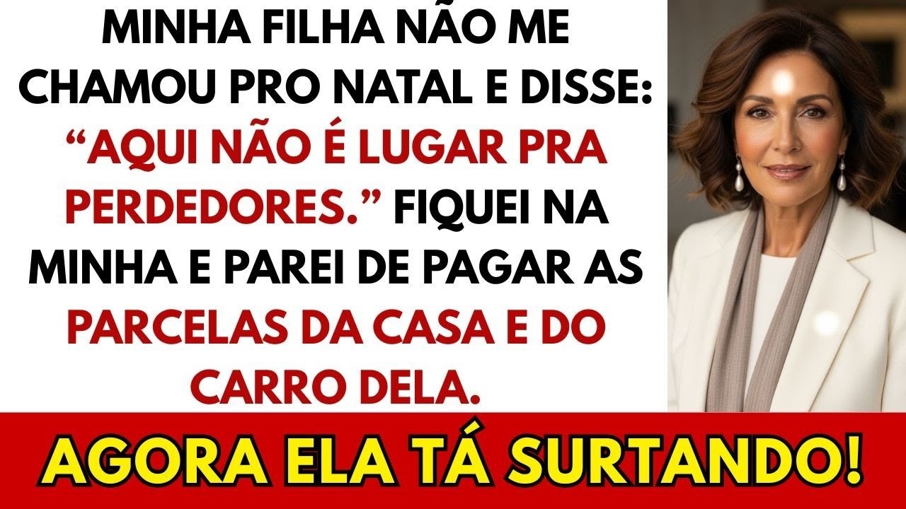 Minha filha não me chamou pro Natal e disse: “Velha não entra!” Respondi na hora!