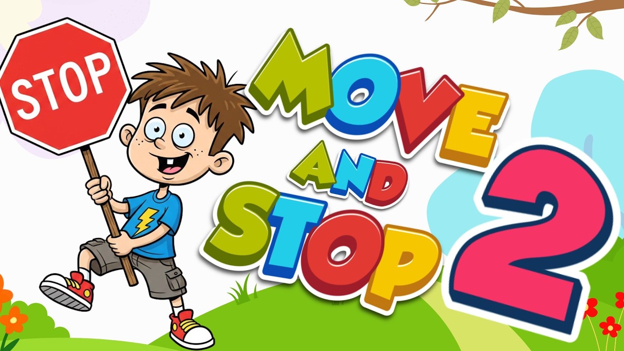 🎉 MOVE AND STOP 2 💥 FAST CHALLENGE | DANCE Kids Songs | SUPER Movement & Action Songs For Toddlers