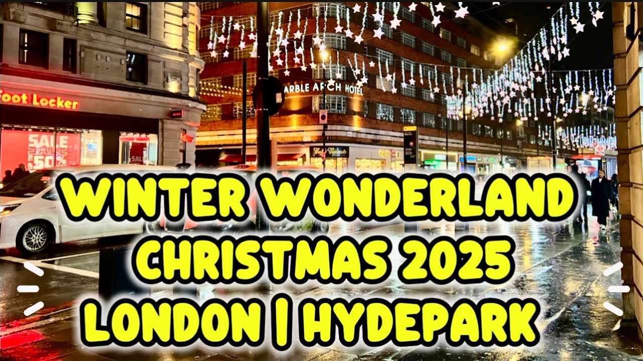 WINTER WONDERLAND | CHRISTMAS 2025 | LONDON | HYDEPARK | PAKISTANI FAMILY VLOGS UK 