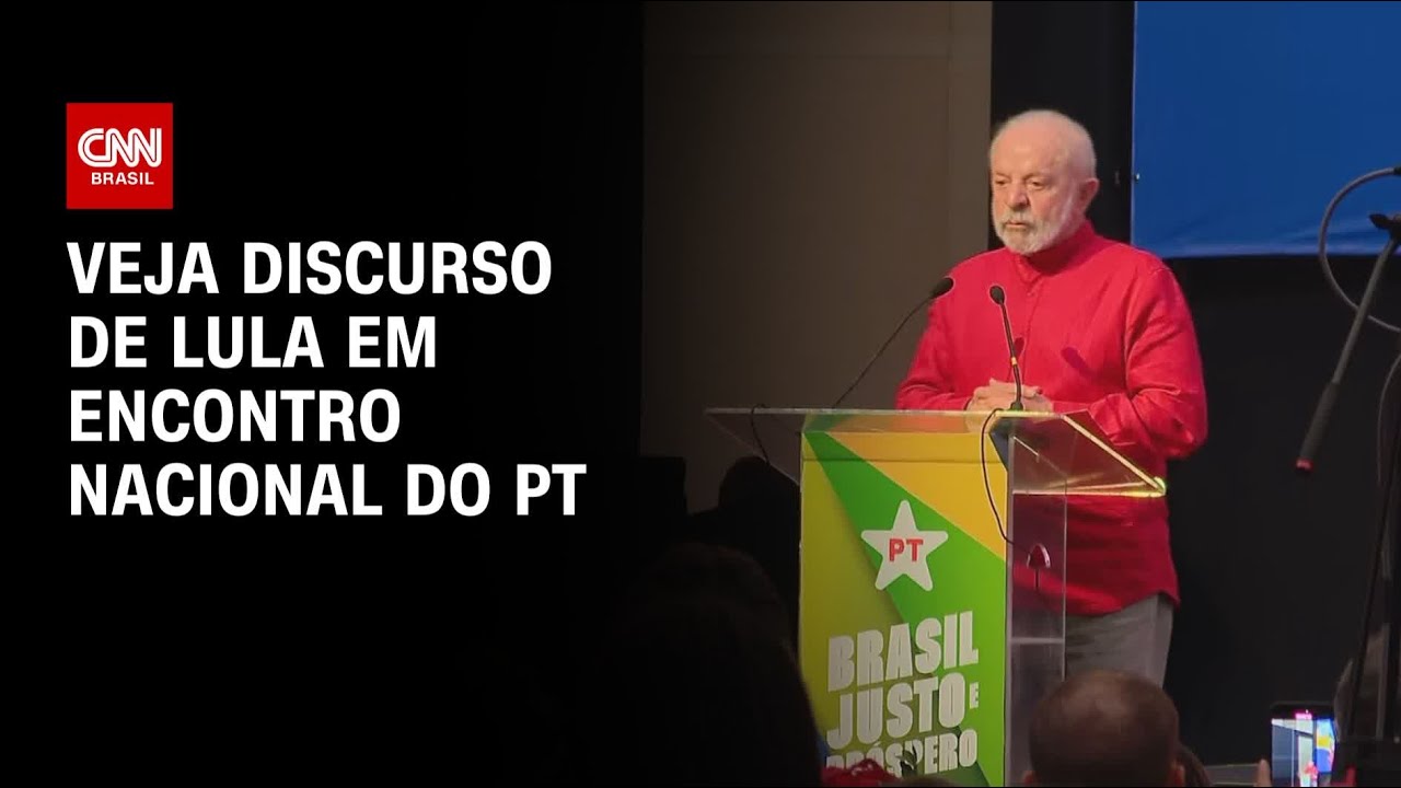 Lula discursa em encontro nacional do PT | AGORA CNN