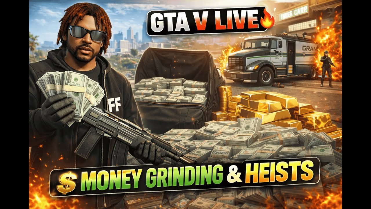 GTA V LIVE | Grinding Money & Missions in GTA Online