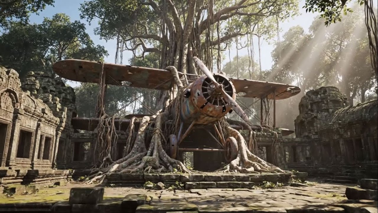 Full Restoring | 103-Year-Old Vintage Aircraft Found in a Forest Temple Cambodia | ASMR Restoration