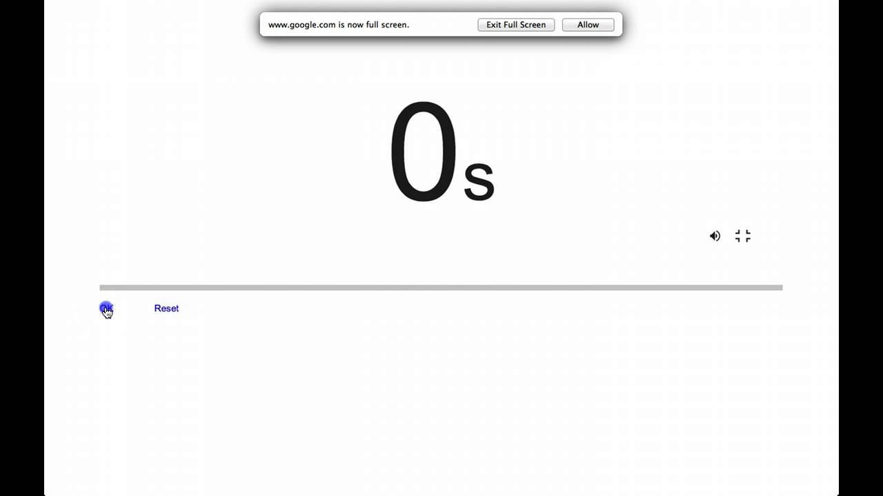 Using the Google Timer