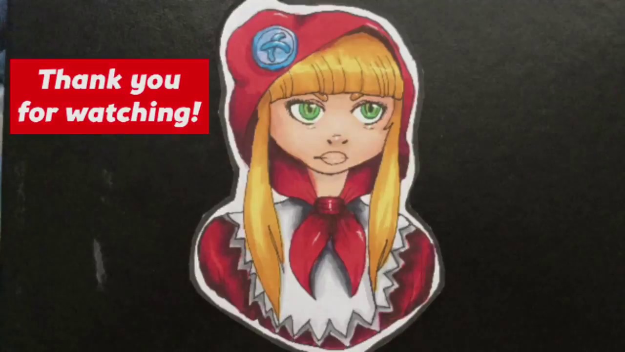 Annie red riding hood sticker