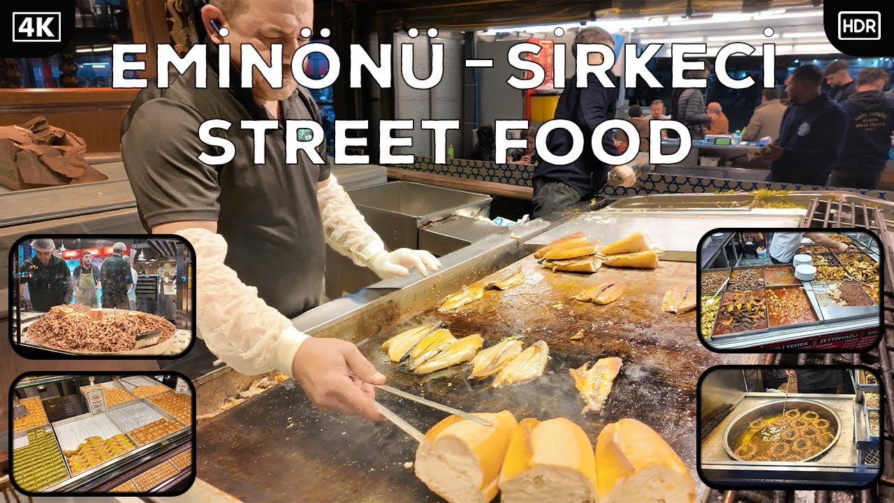 Turkish Street Food Heaven | Eminönü & Sirkeci Food Walk 4K 2025