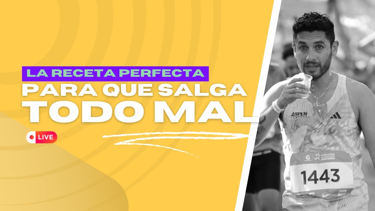 No hagas esto antes de tu próxima carrera / Live 🔴