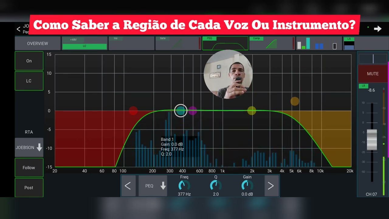 Como Saber a Região de Cada Voz Ou Instrumento? Xr 18 BEHRINGER DICASDEAUDIO Serve Pra Qualquer Mesa