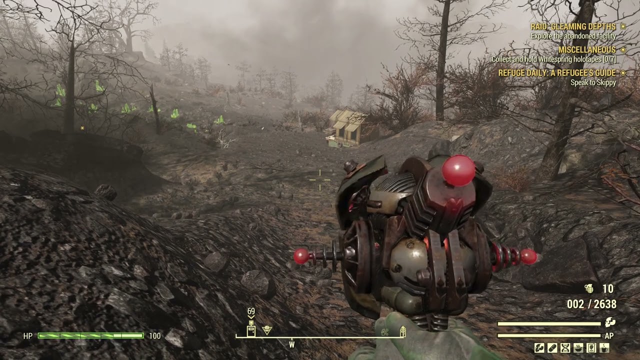 Fallout76 one shot shield 1st raid boss fast.