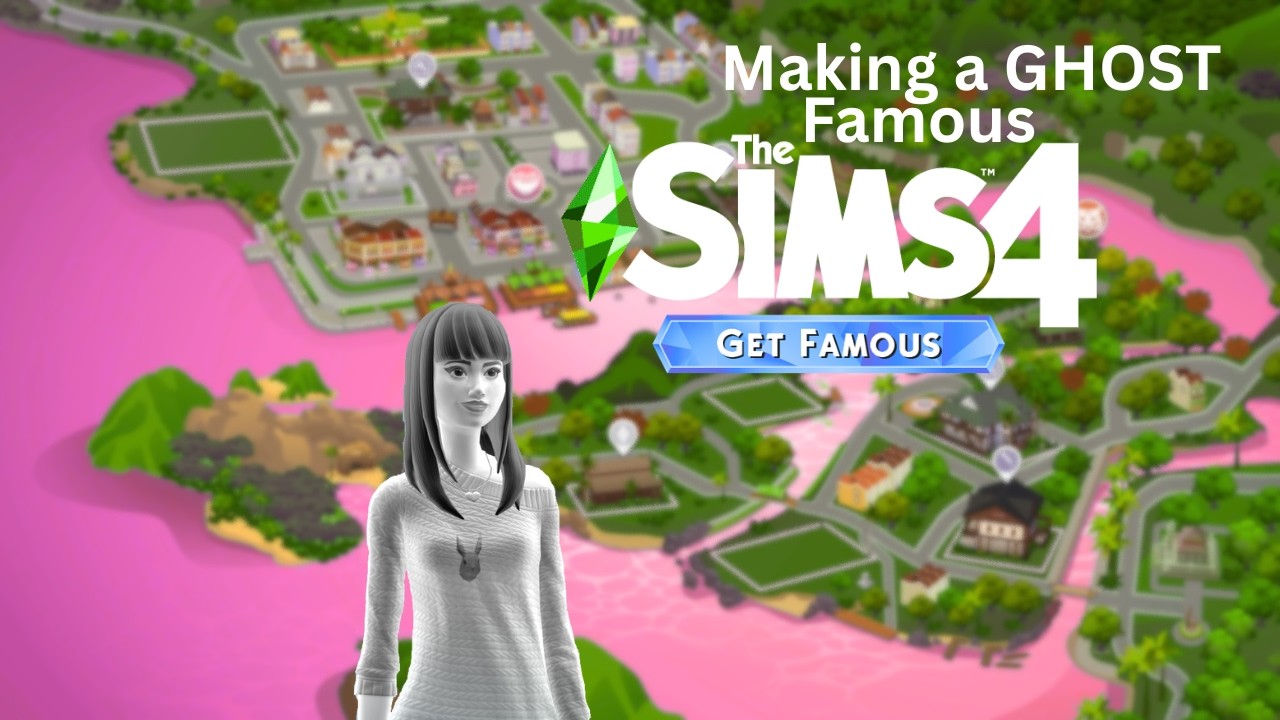 Making a GHOST Famous in the Sims 4 (Get Famous Expansion Pack)