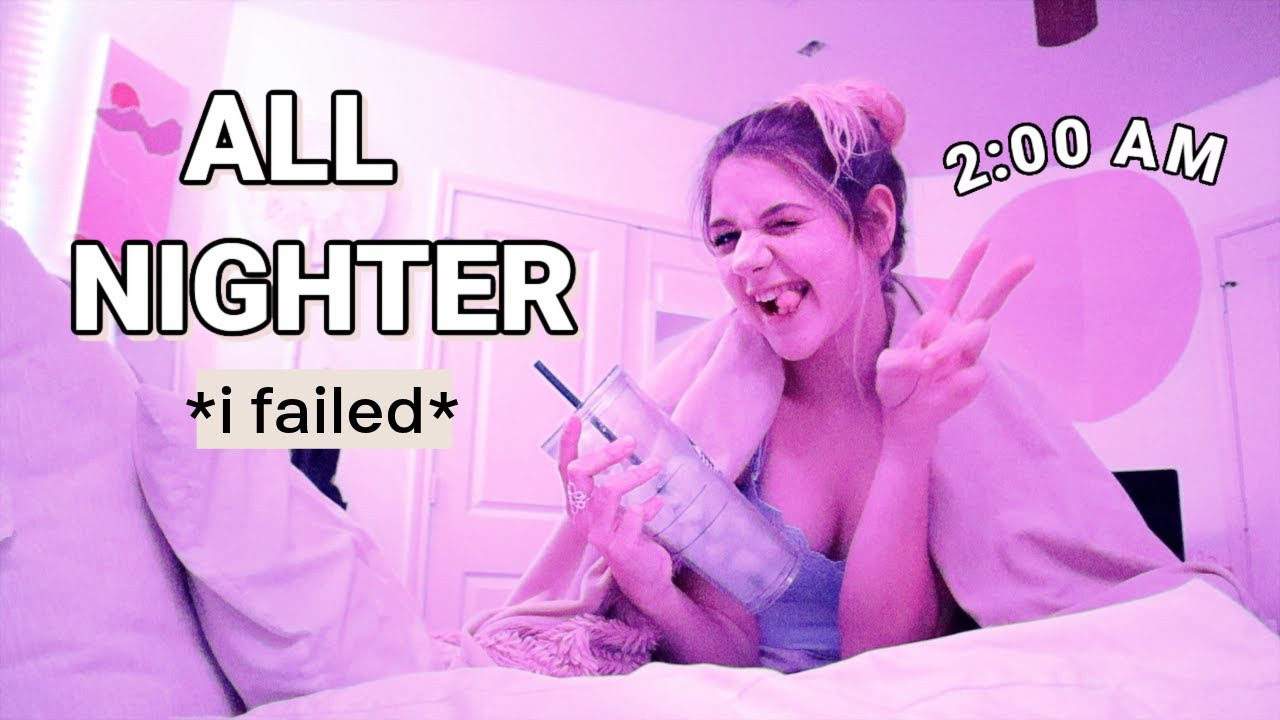 trying to pull an all nighter *i failed*