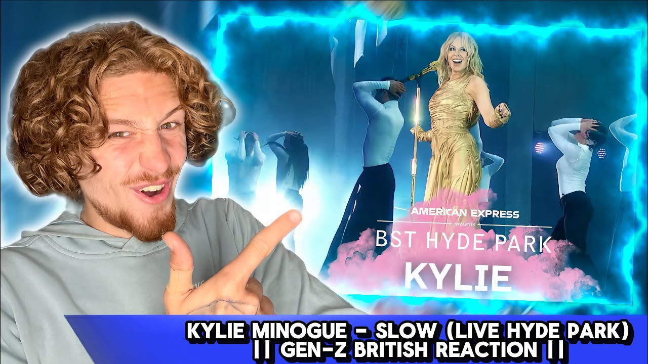 She Just Creates A Whole Vibe..! || Kylie Minogue - Slow (Live) || Gen-Z British Reaction ||