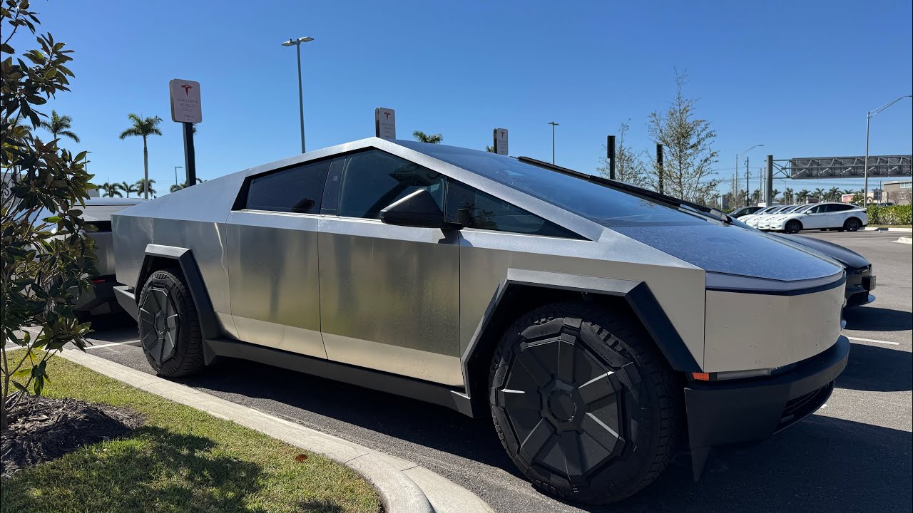 CYBER TRUCK TEST DRIVE…Tesla Sarasota…Incredible!