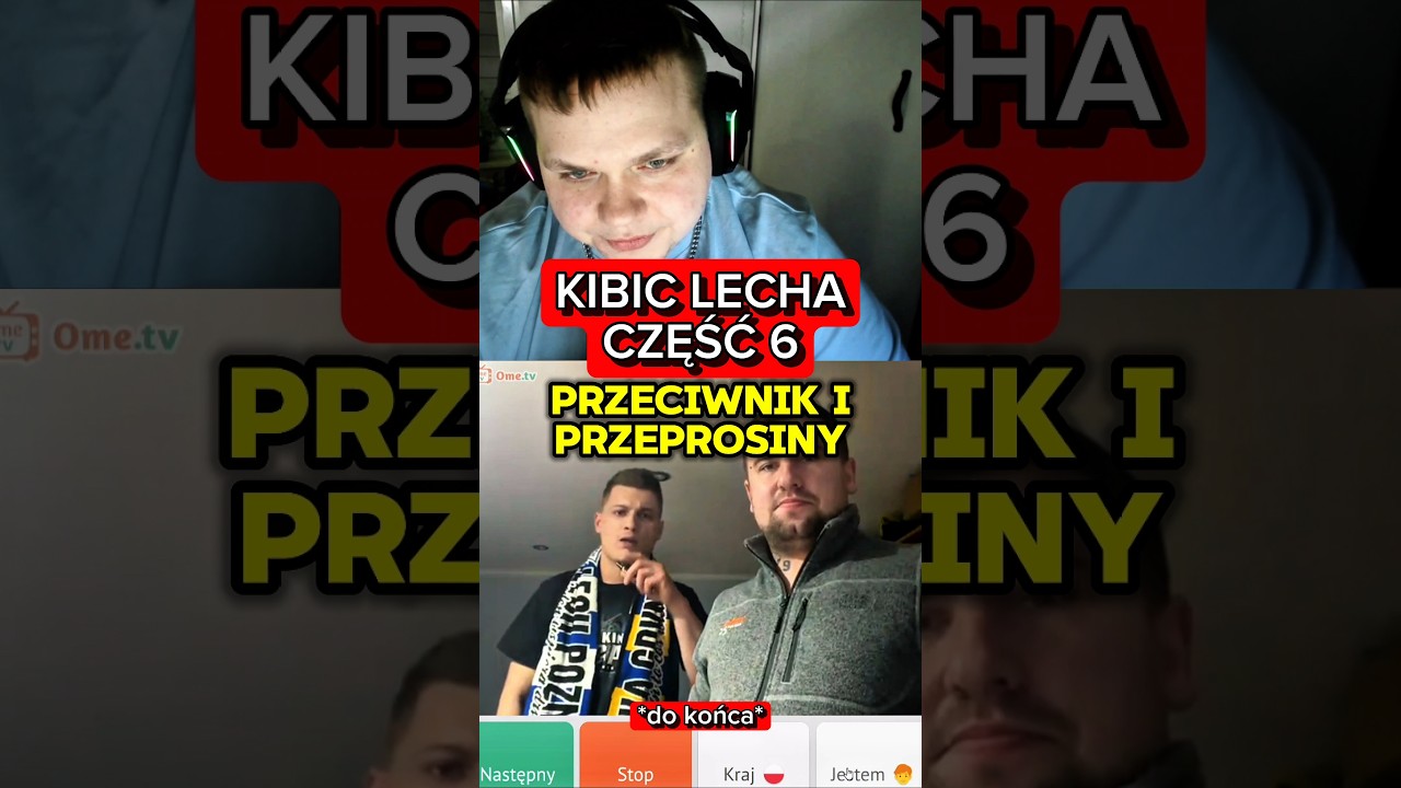 (CZĘŚĆ 6) PRZEPROSINY KIBIC LECHA OmeTV LeQut #ometv #lechpoznań #shoty #śmieszne #lequt