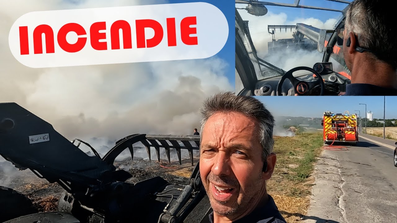Un incendie volontaire dans mon champ 🤬