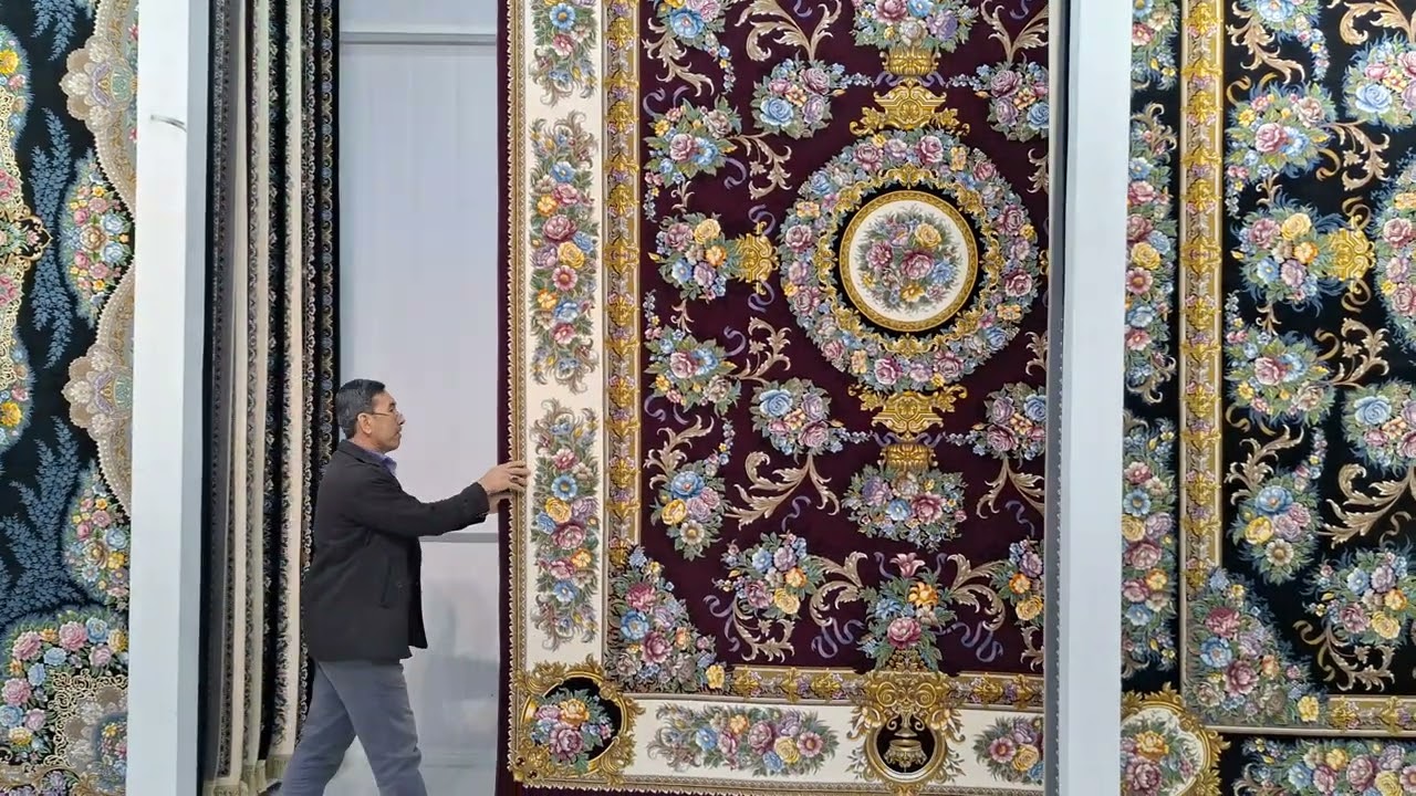 فرش ۱۲۰۰شانه تراکم ۳۶۰۰_است وزن ۴۵کیلو