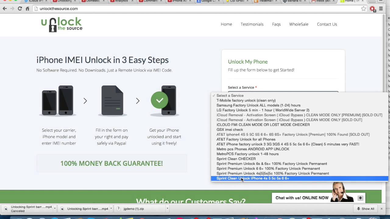 How to unlock any Sprint iPhone 6s+/6s/6+/6/5s/5c/5/4s with video Proof