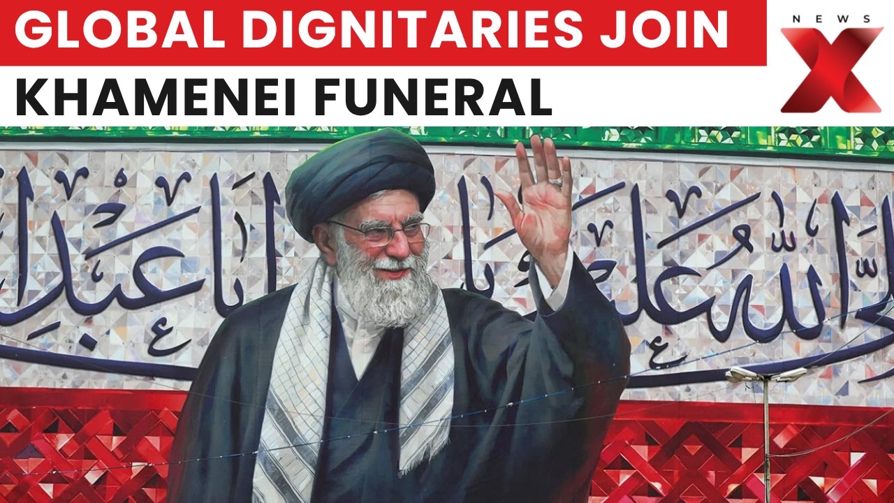 Khamenei Funeral: Foreign Dignitaries Pay Tribute At Imam Khomeini Mosque In Tehran | NewsX