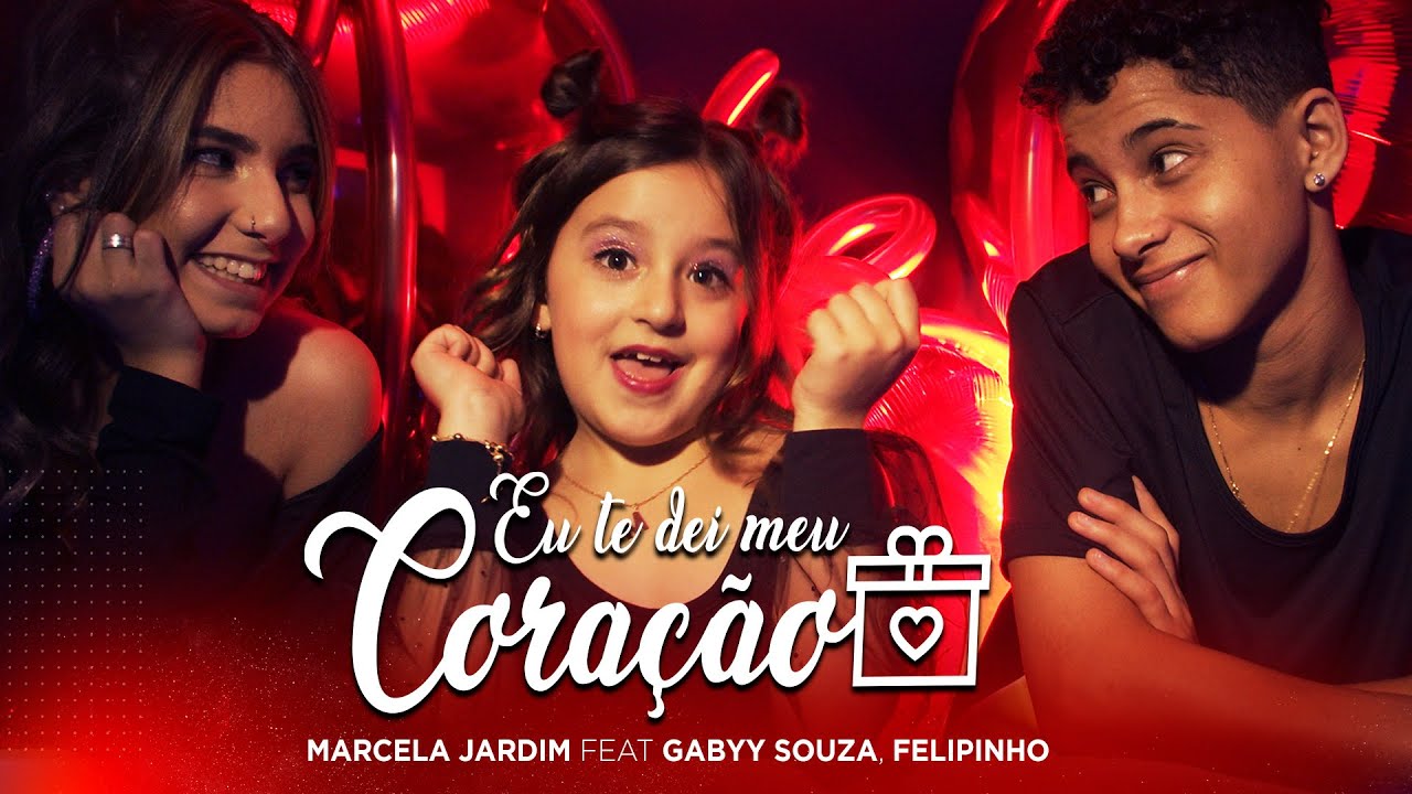 EU TE DEI MEU CORAÇÃO (Clipe Oficial) - Marcela Jardim feat Gabyy Souza e Felipinho #gabyysouza