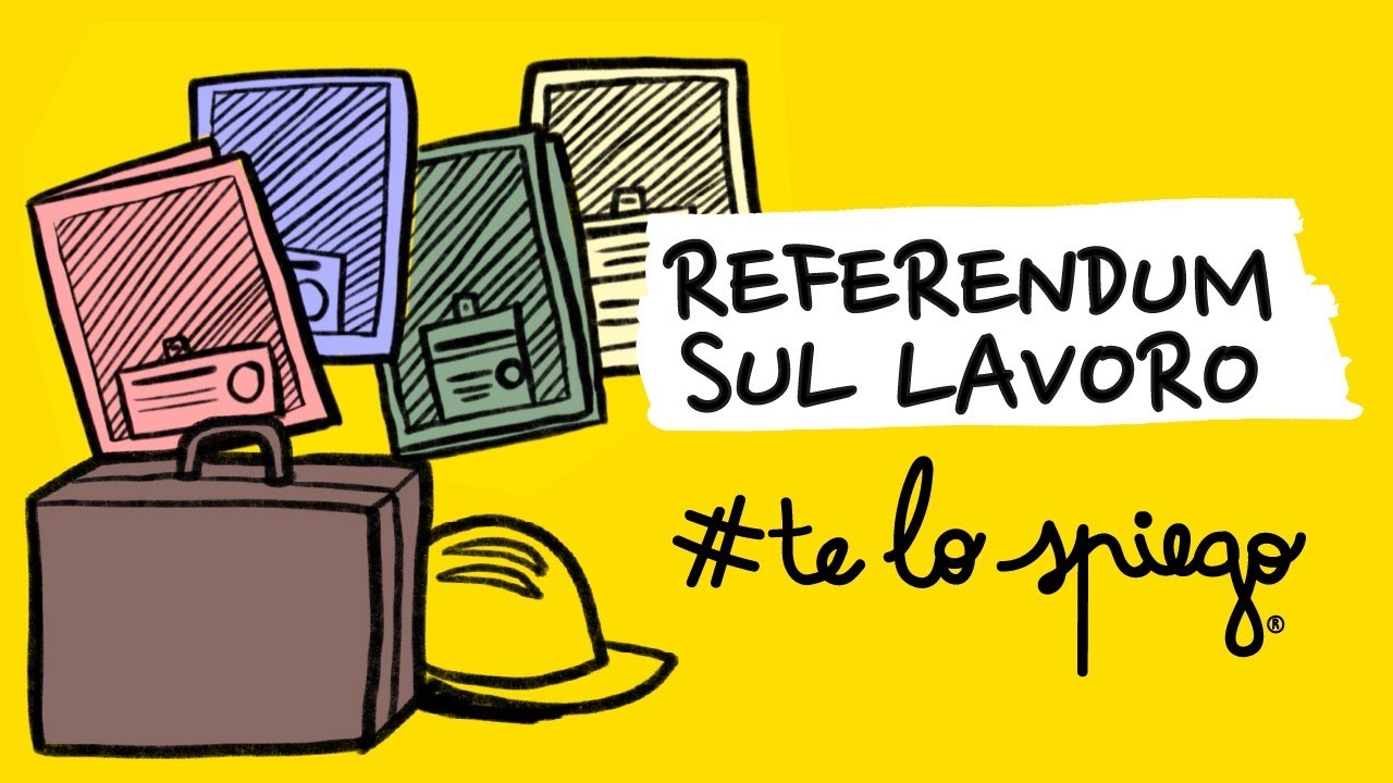 Referendum lavoro 2025 | #TELOSPIEGO