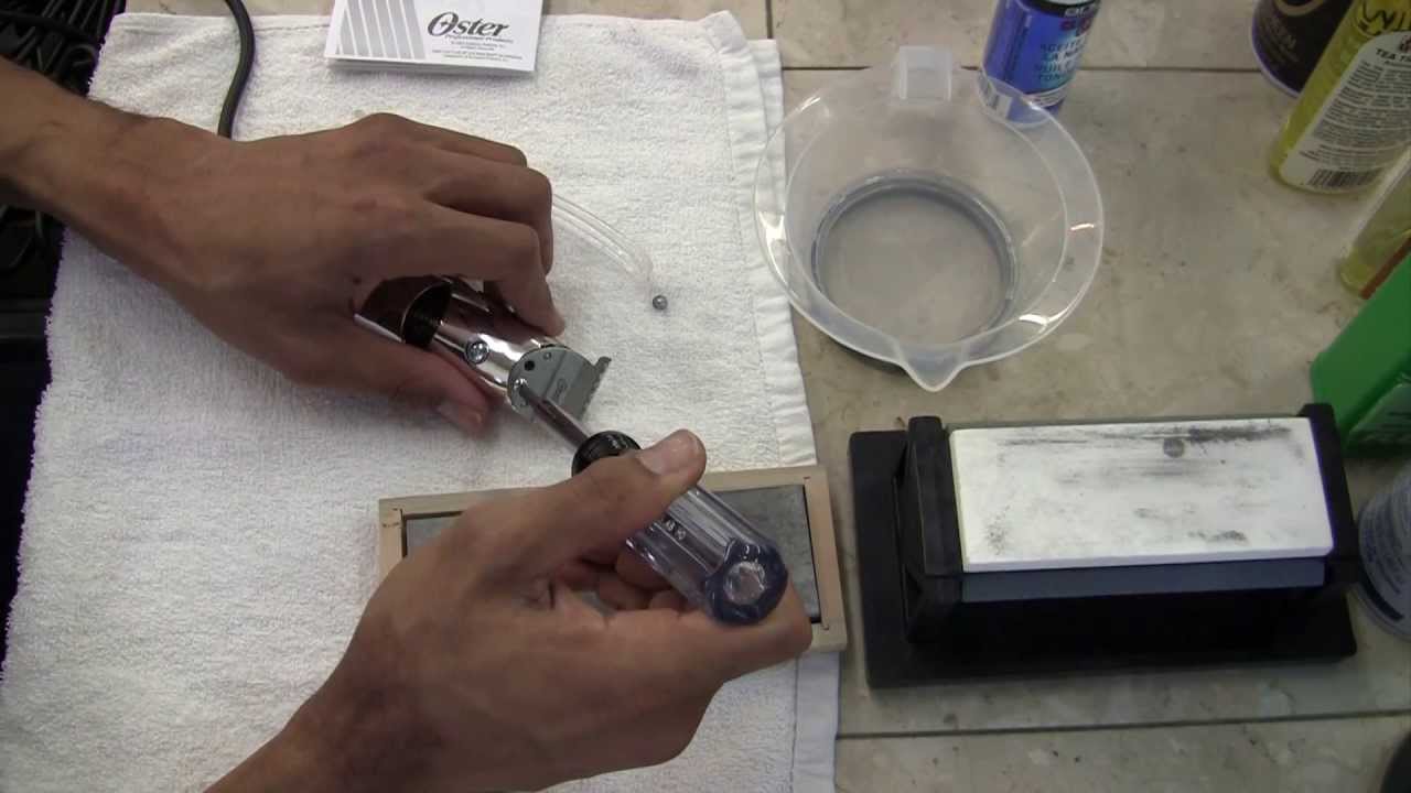 Oster T Finisher - How to Sharpen Clippers - Oster T Finisher by David Warren