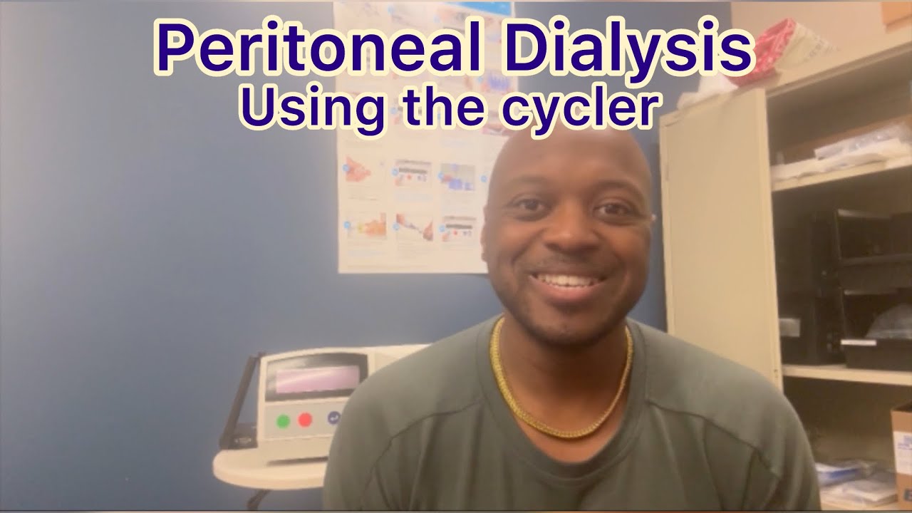 Peritoneal Dialysis detailed guide on using a cycler machine