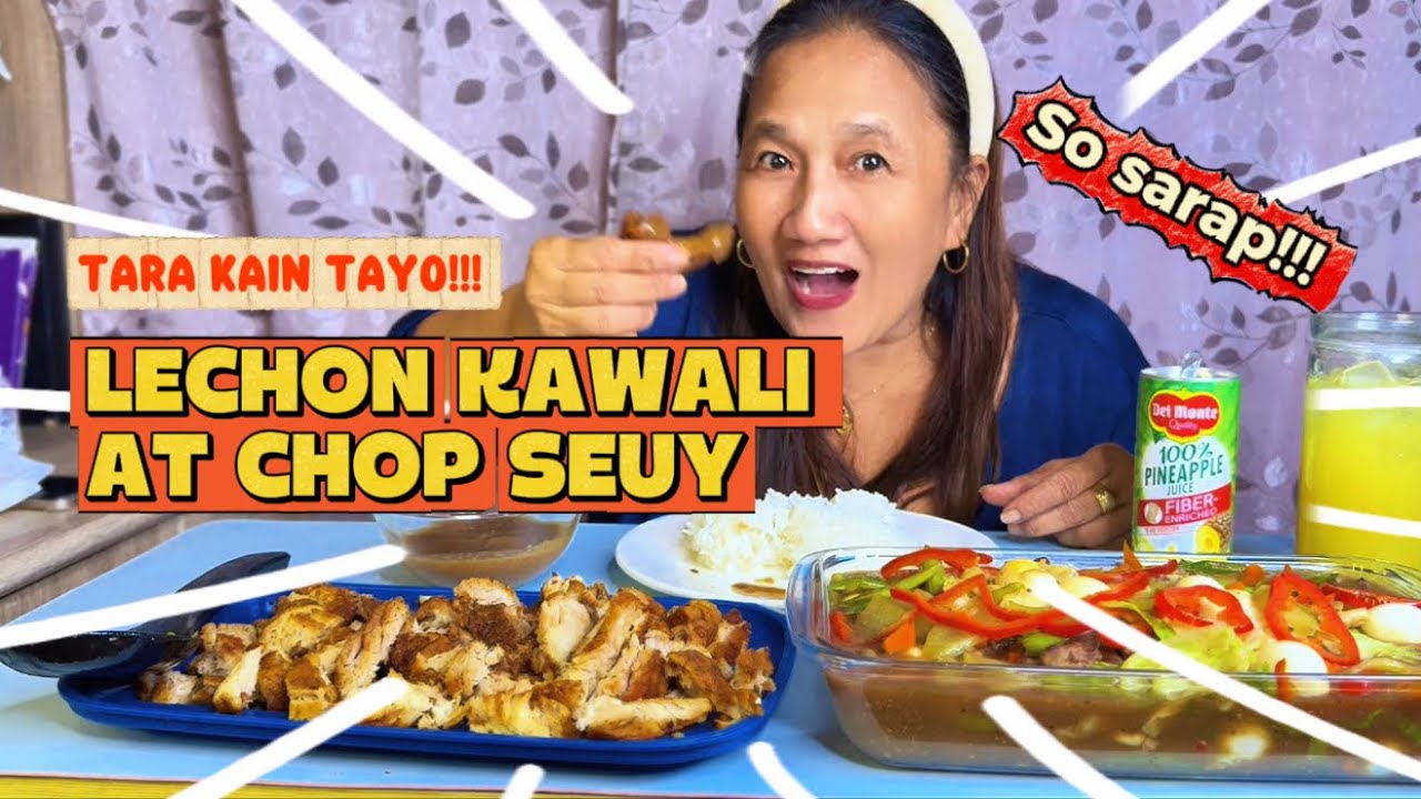 Kung Gutom Ka, Eto na: Lechon Kawali at Chop Suey Pampabusog! 🥳🍽️”  #chopseuy #lechonkawali 