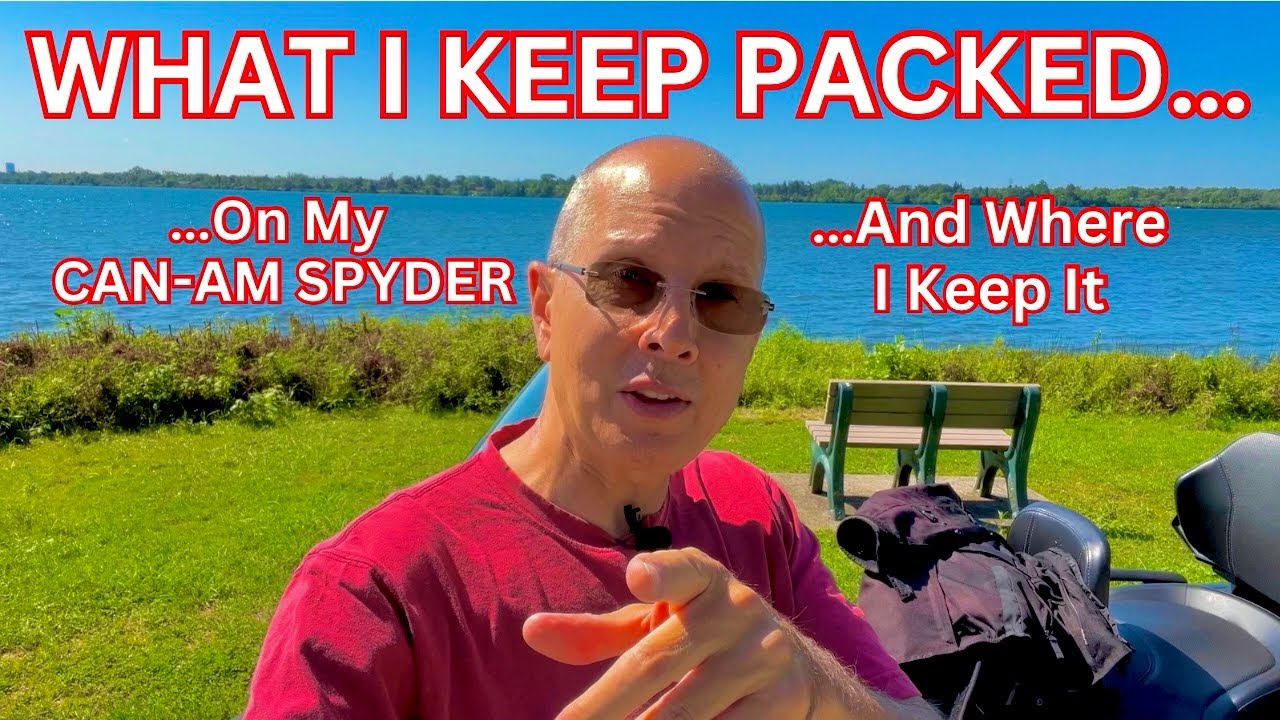 What I Keep Packed on My Can-Am Spyder RT Limited