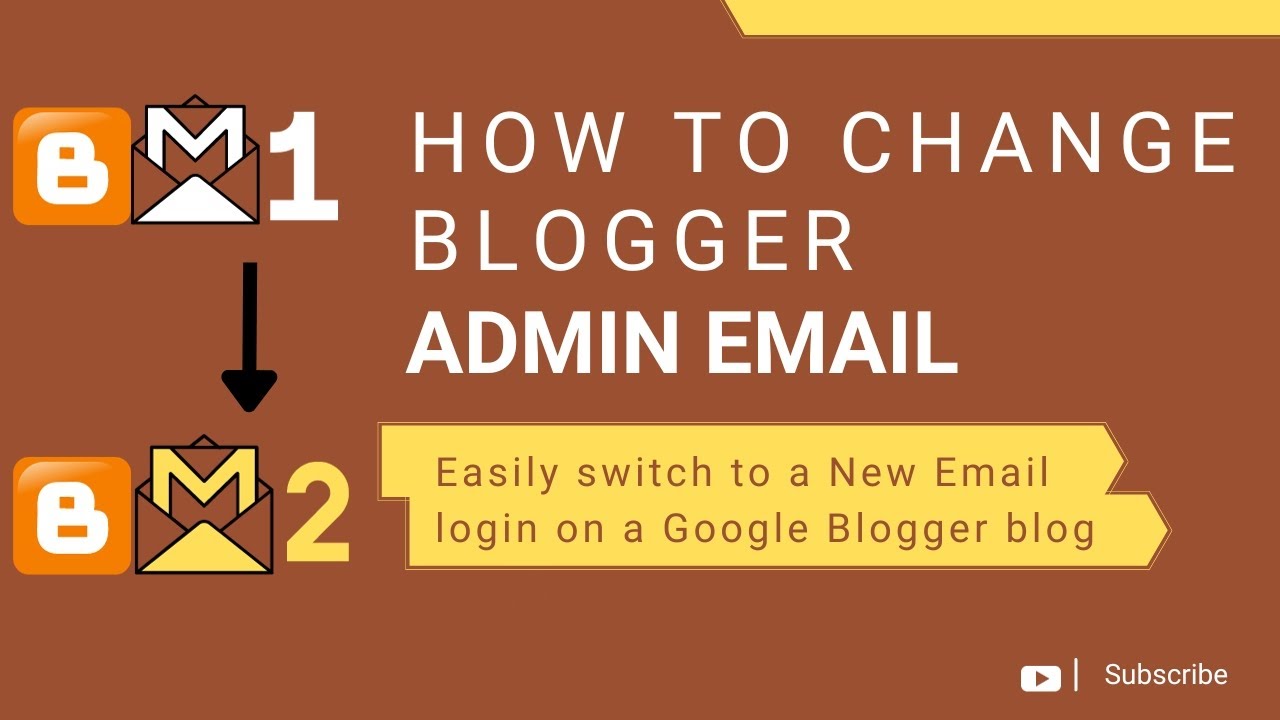 Как изменить адрес электронной почты администратора Blogger на другой адрес Gmail | Как изменить адрес администратора в Blogger/Blogspot 2024
