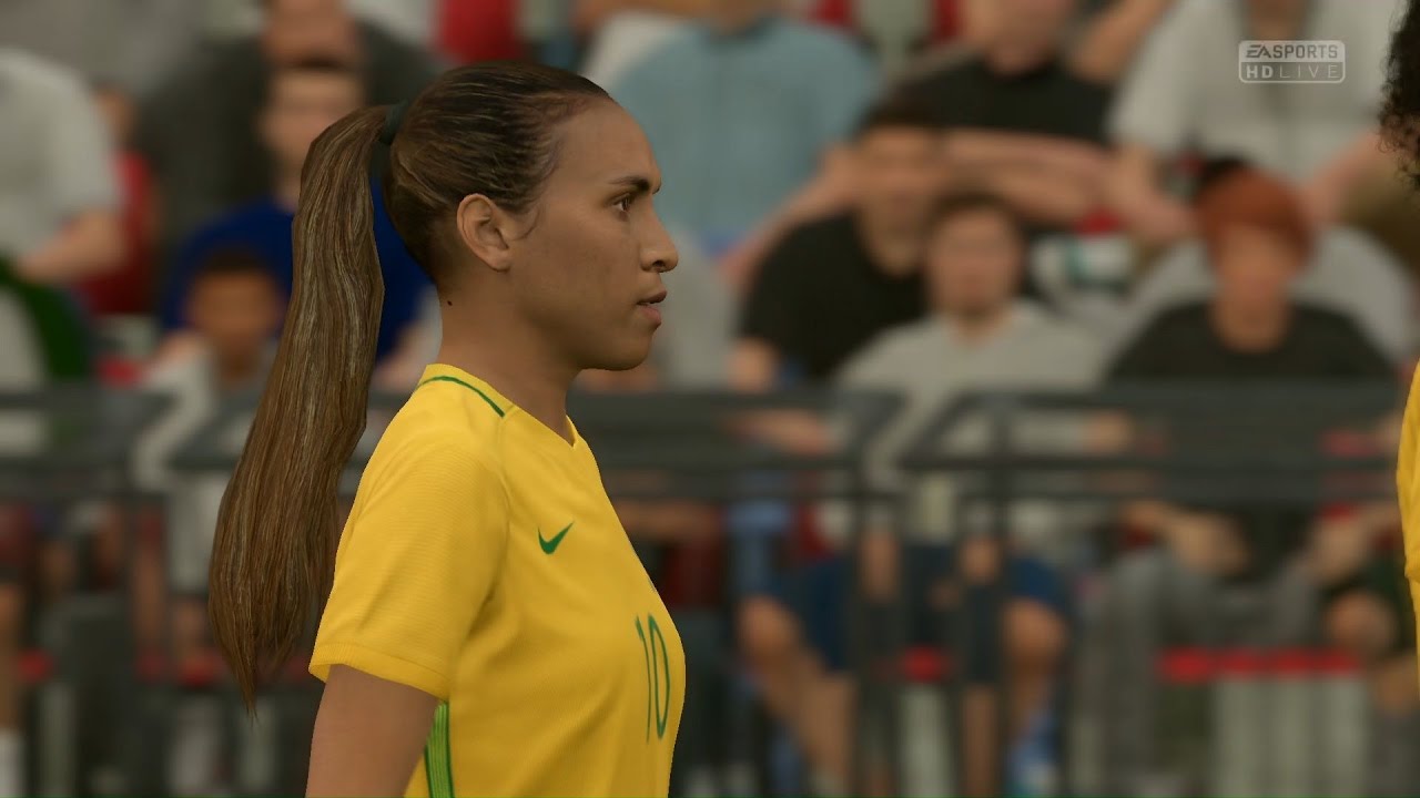 Brasil vs Alemanha FUTEBOL  FEMININO | FIFA 17 | Modo Lendário - Playstation 4