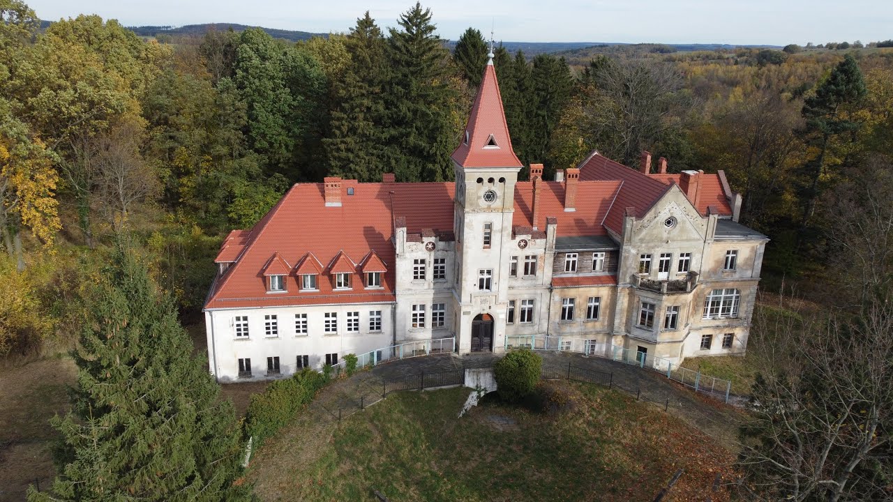 Pałac Grabiszyce Średnie - Gmina Leśna
