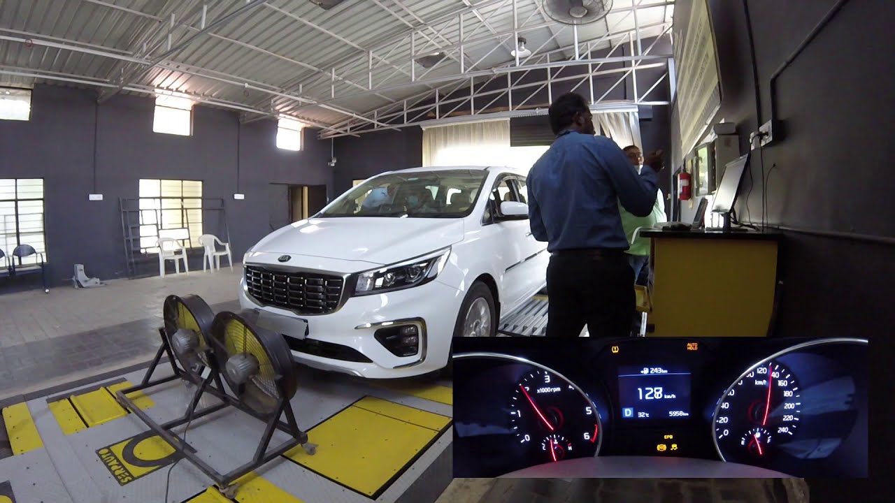 Hitting the maximum top speed possible on the Kia Carnival | Dyno in Coimbatore