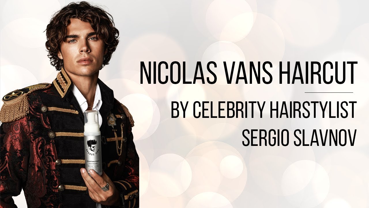 Nicolas Vans Haircut Before Times Square Billboard
