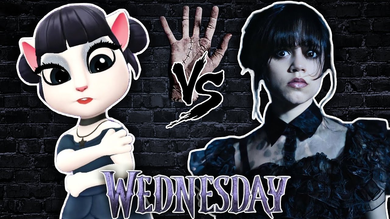 My Talking Angela 2 - New Year Update Gameplay 🐲| Angela Vs Wednesday Addams 🖤
