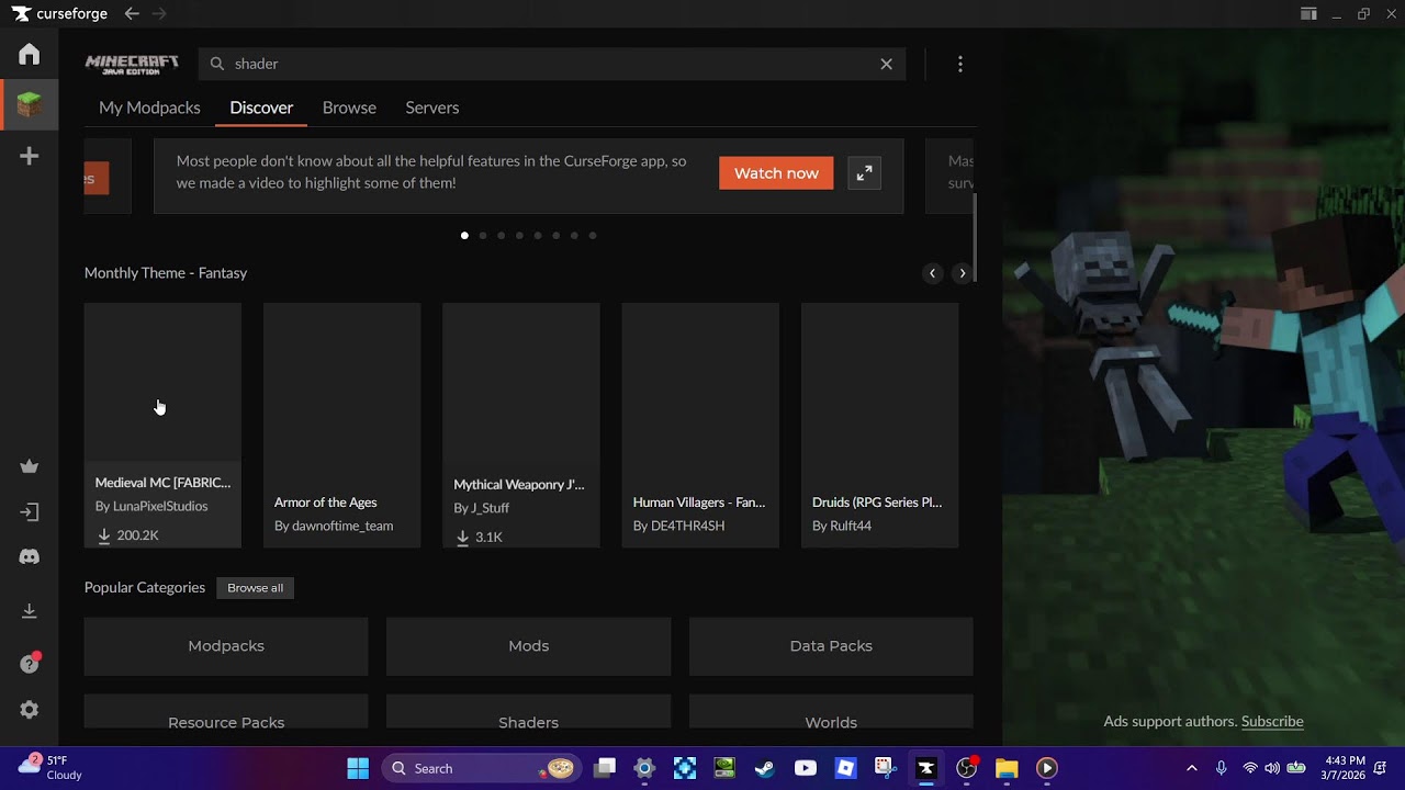 Minecraft Horror stream