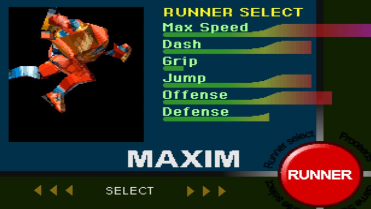 Running High All Characters [PS1]