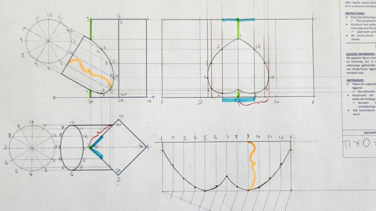 EASIEST STEPS to draw an Interpenetration and Development - HSE | Page 7-6 | Grade 11