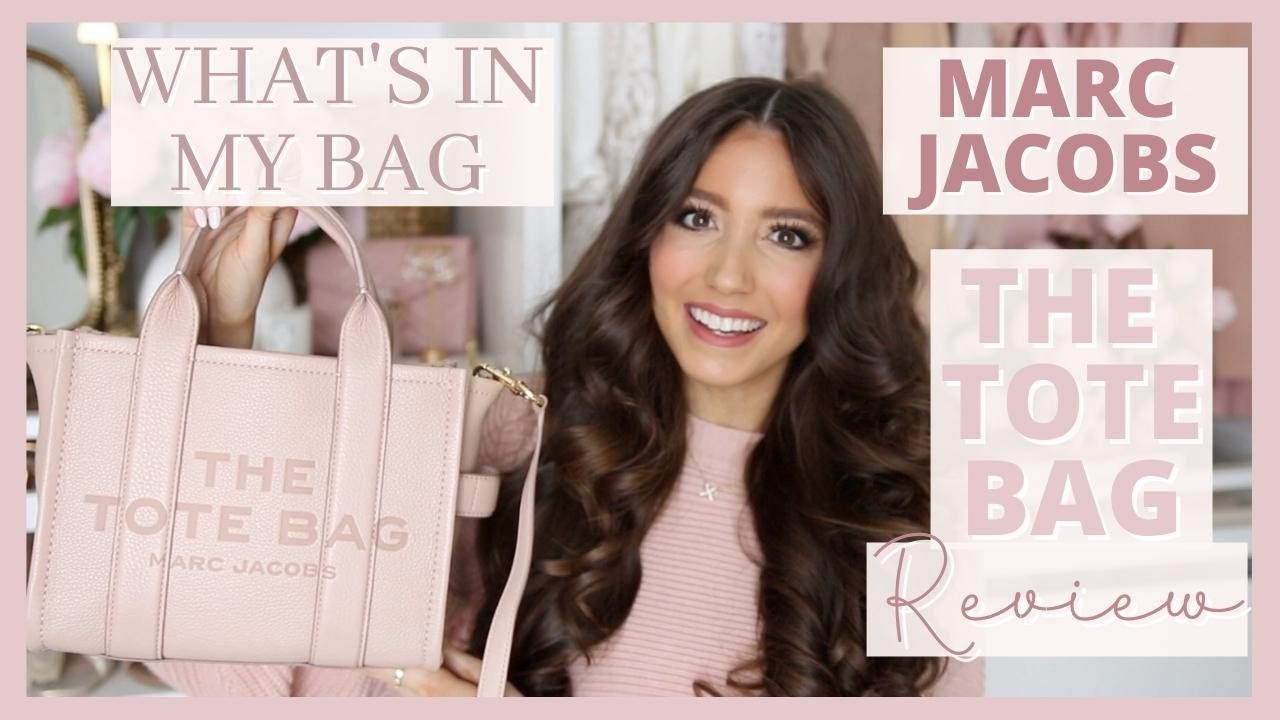 the CUTEST spring handbag | What's in my bag?! Marc Jacobs The Tote Bag Review