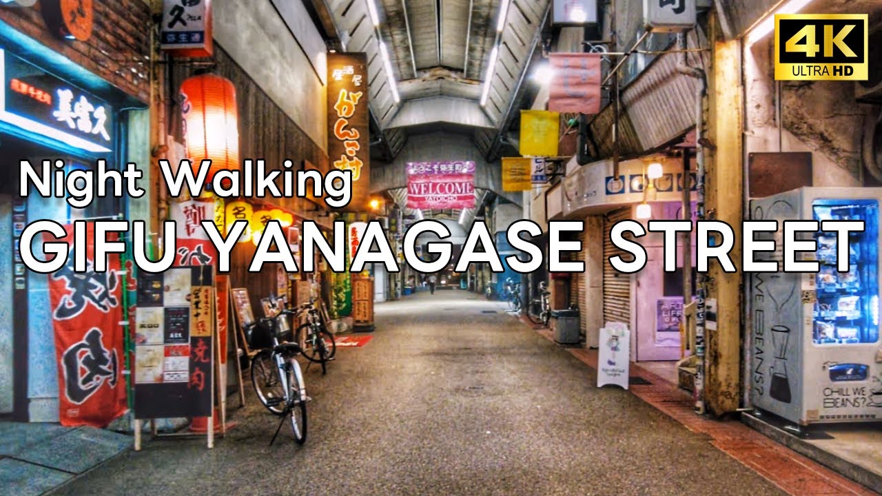 【岐阜】 夜の柳ケ瀬商店街の散策 / GIFU Station Around Night Walk / 岐阜駅