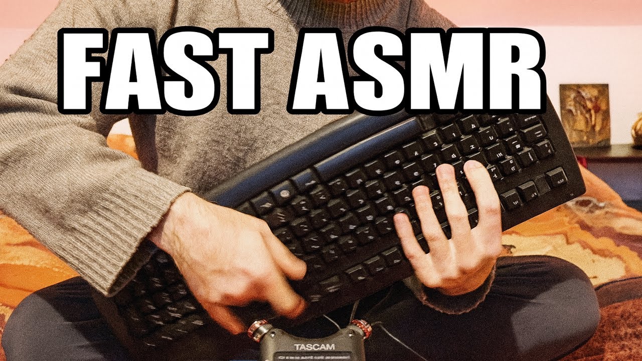 Fast & Chaotic Keyboard + Calculator ASMR ⚡⌨️ #asmr #fastasmr #chaotic #tappingasmr