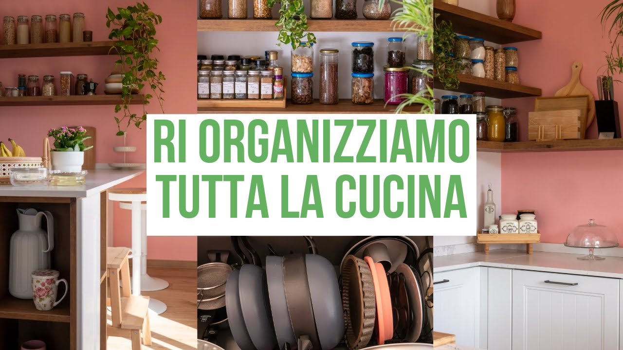 KITCHEN TOUR: pulisco e ri ordino LA MIA CUCINA
