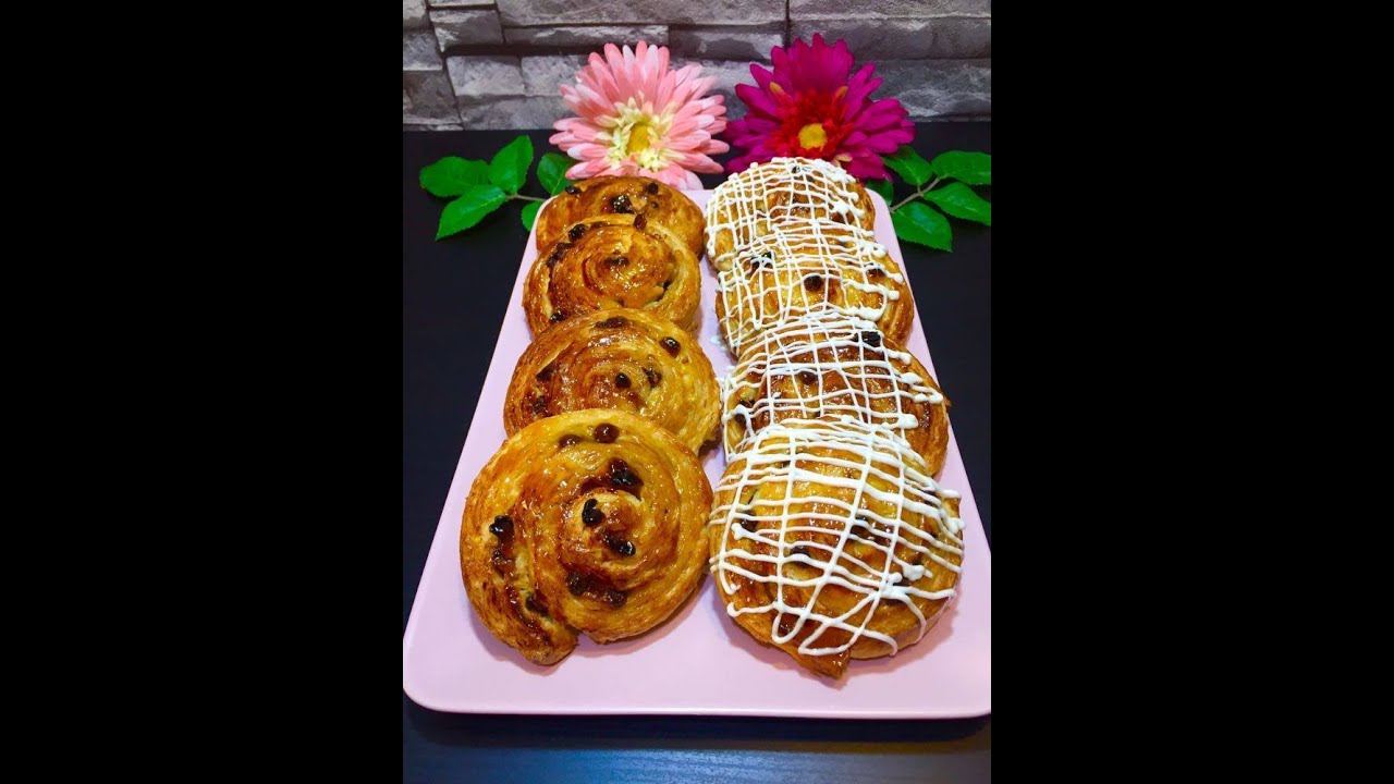 103 _ دانش المحلات بحشوته المميزة و بأبسط طريقة 😋/ danish pastry 🌺