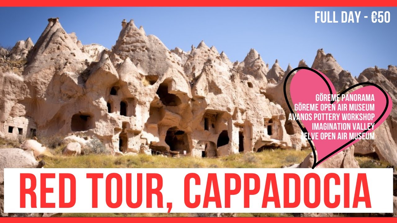 Cappadocia Red Tour 2025 | Full Day Adventure for €50 | Goreme, Zelve, Pottery & More! | Turkey