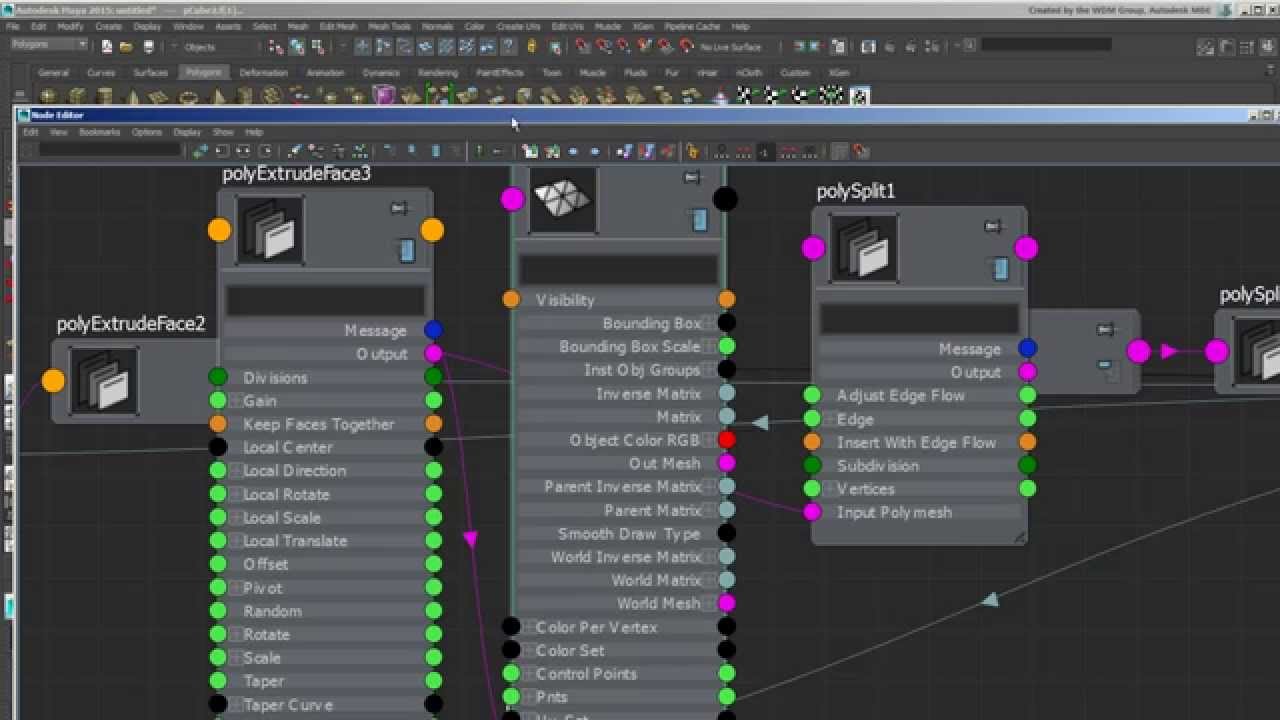 Using Intermediate Objects in Maya for Transferring Attributes