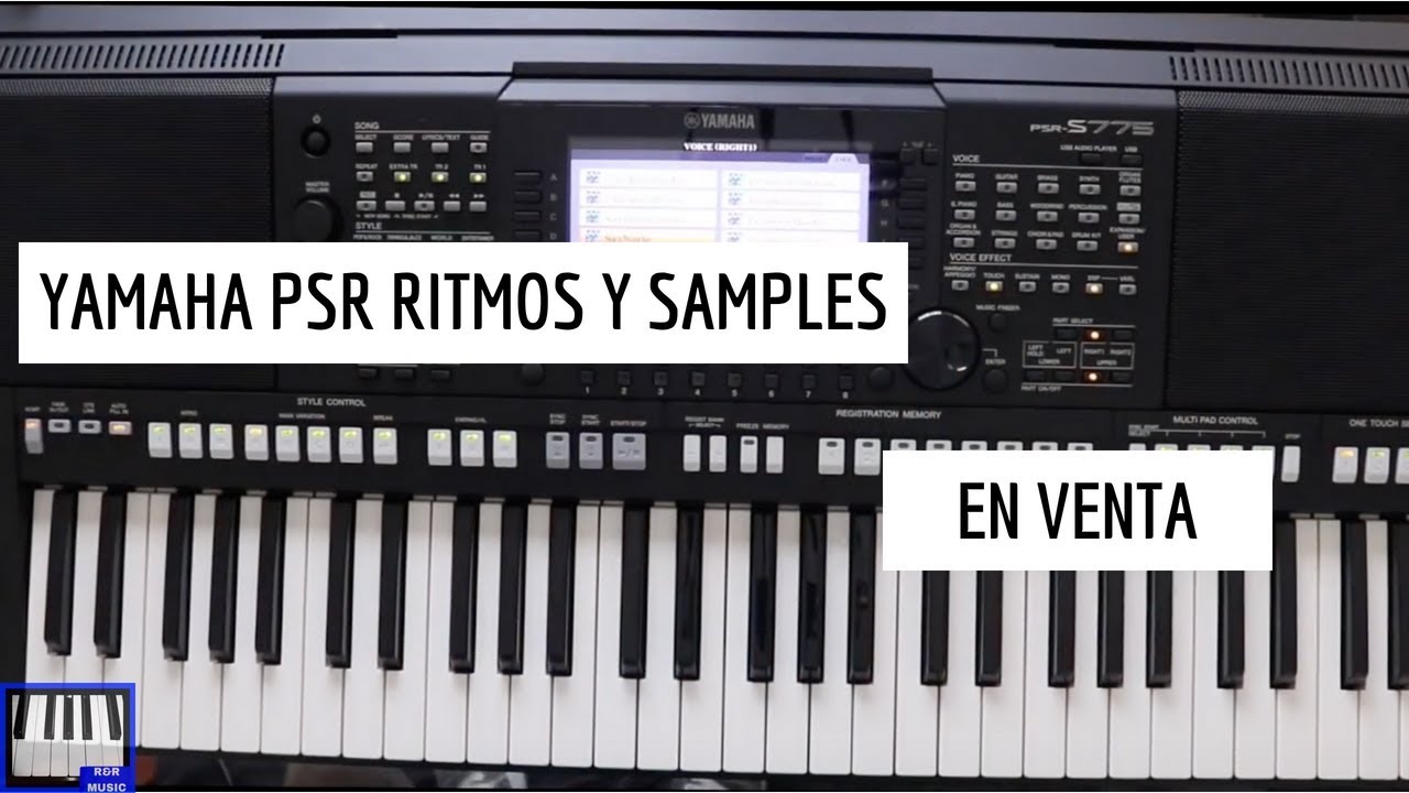 YAMAHA PSR S775Y975 SAMPLES RITMOS TECLADOS EN VENTA