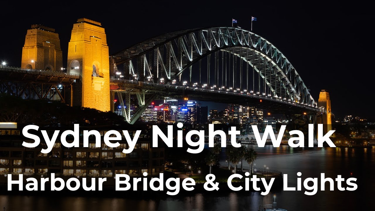 Sydney in 4K: The Most Beautiful City | Night Walk