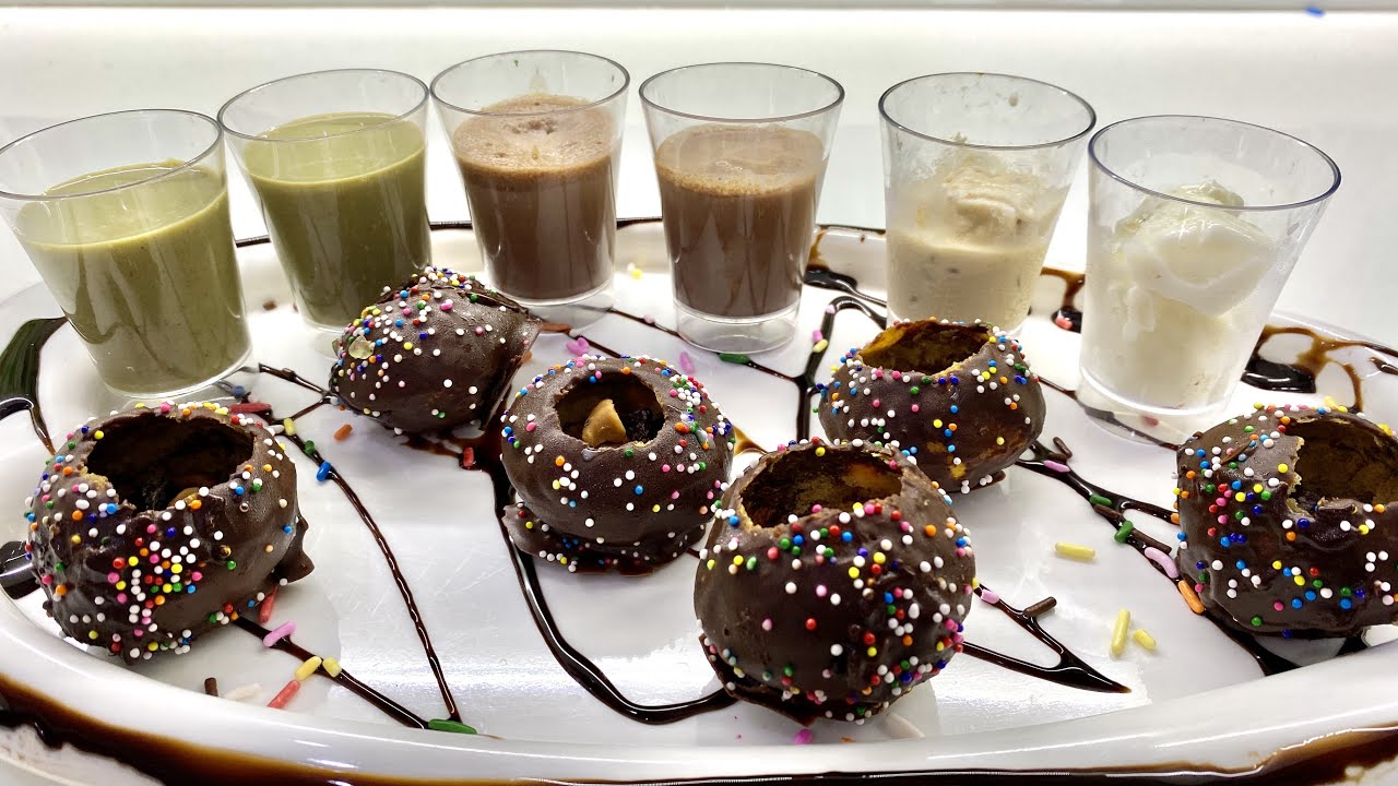 CHOCOLATE PANI PURI with PAAN SHOT | DIFFERENT FILLINGS | QUICK & EASY | INNOVATIVE RECIPE