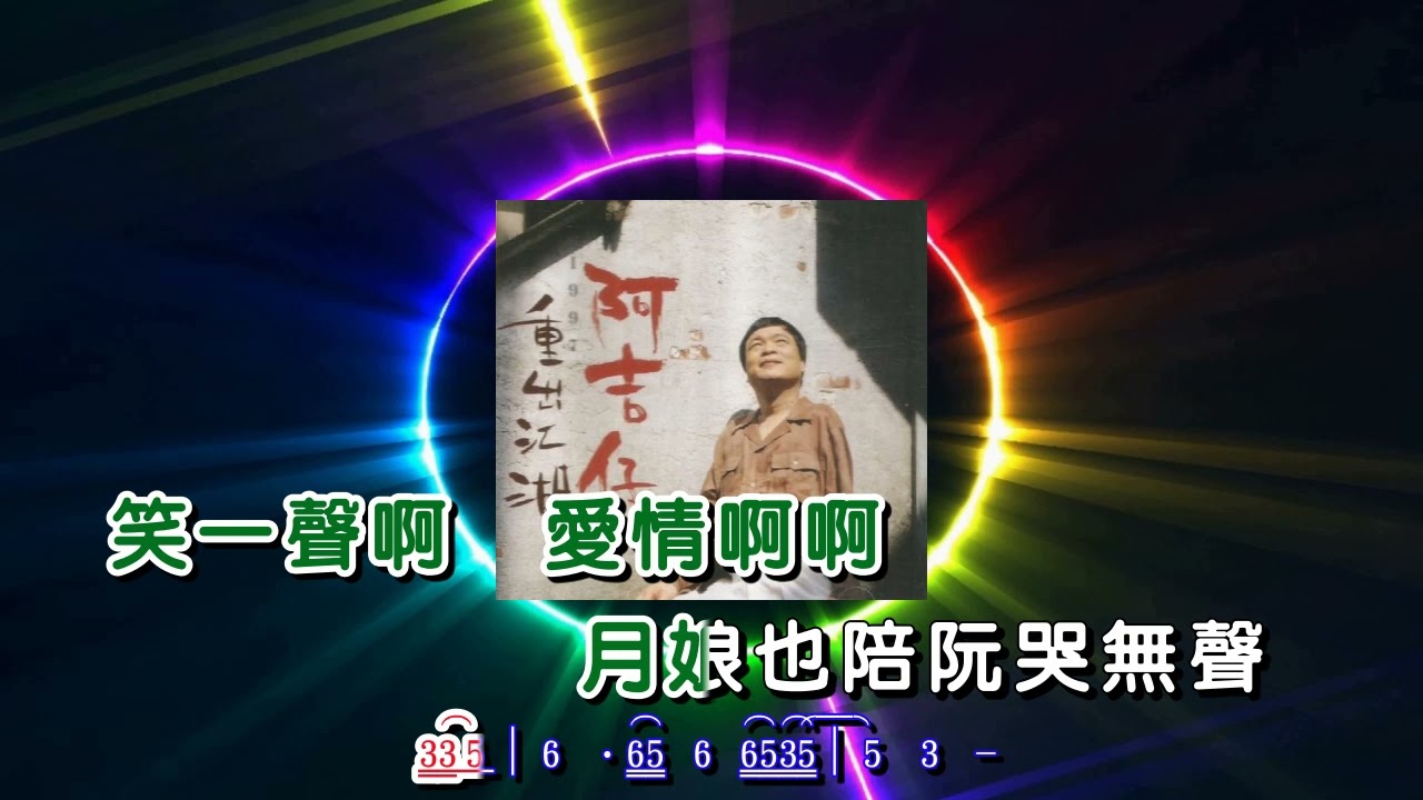 好歹攏是命  ~  阿吉仔   歌詞譜版